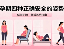 孕期四种正确安全的姿势