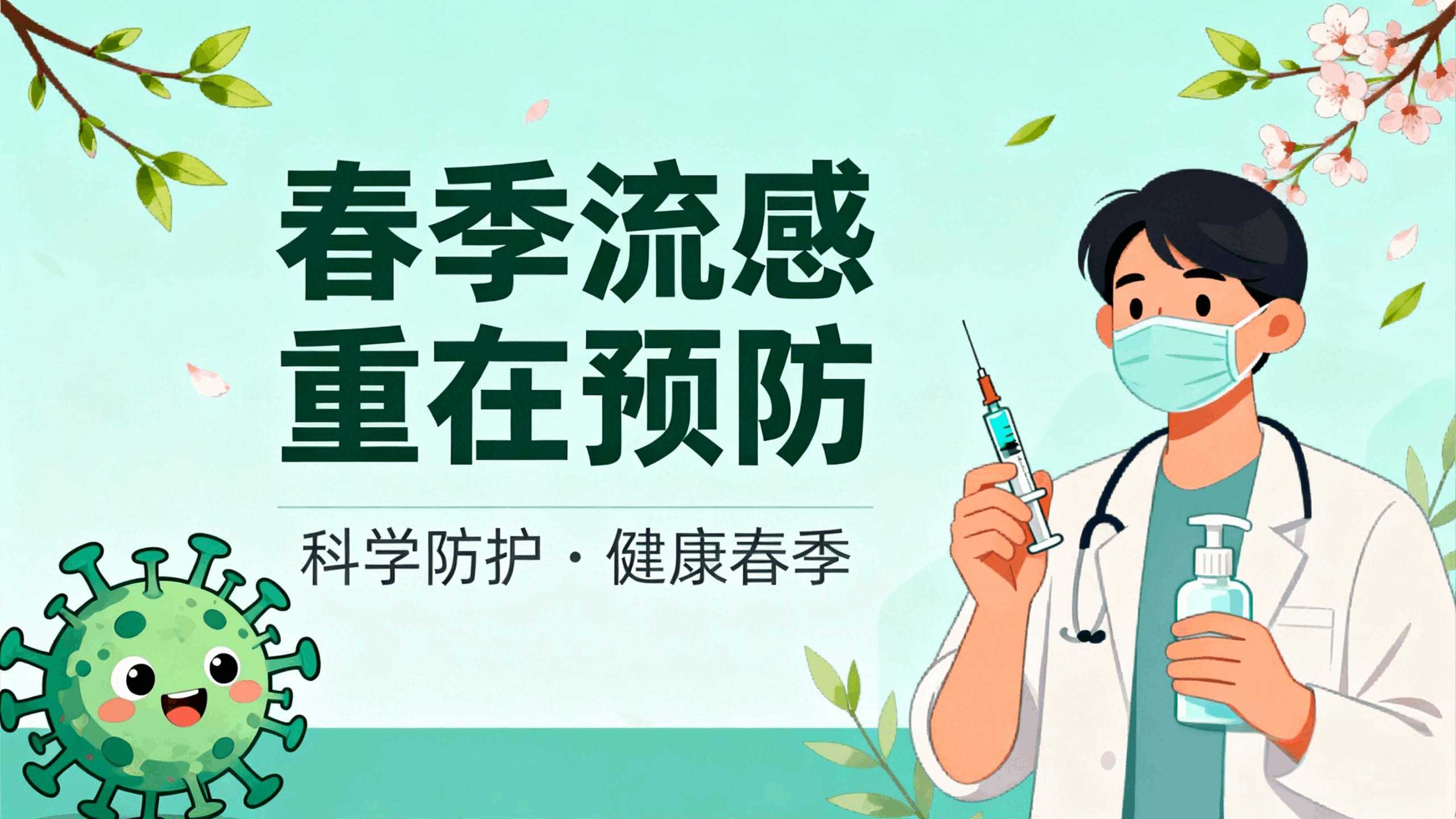 春季流感重在预防